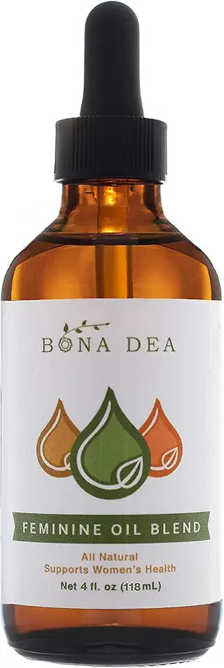 All Natural Feminine Deodorant Oil with Tea Tree, Lemongrass, & Orange Essential Oils 4oz Dropper Bottle X980
