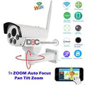Outdoor Waterproof WiFi PTZ Security Camera with Built-in Micro V7155