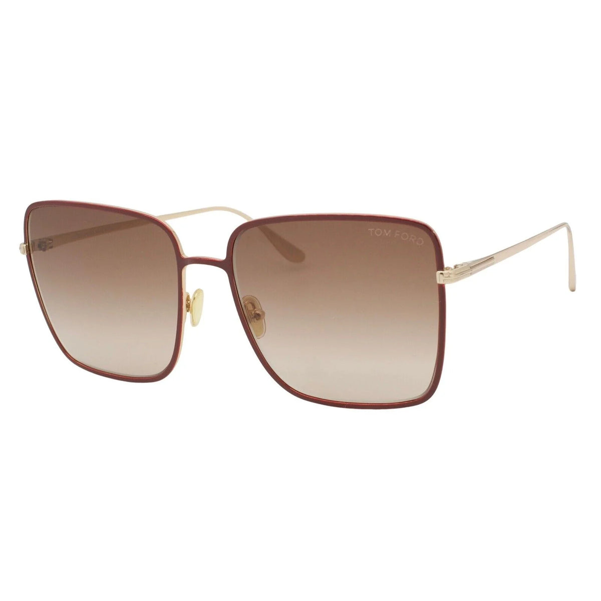 Rose Gold Brown Gradient Women's Sunglasses A851