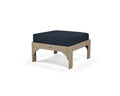 Vintage Sahara / Marine Indigo Deep Seating Ottoman I411