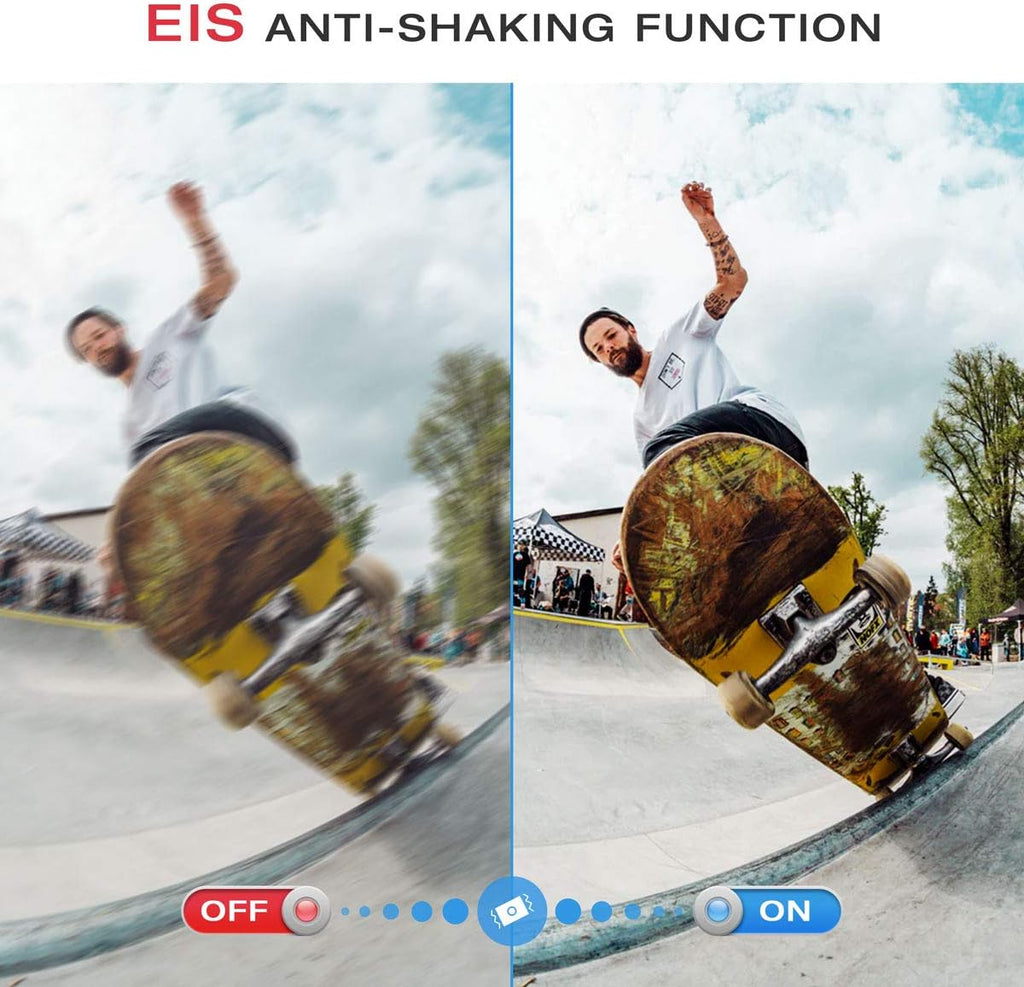 4K Waterproof Action Camera with 2 Batteries E493