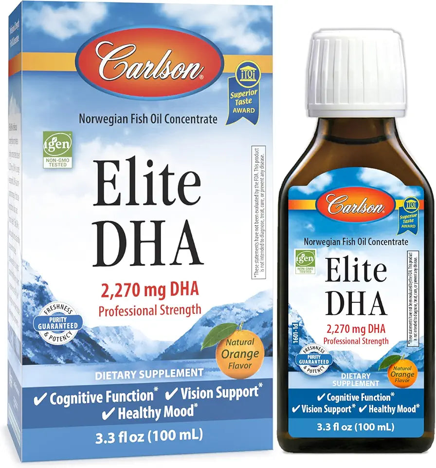 Norwegian Fish Oil Concentrate 2270 mg DHA Orange 100 mL K494
