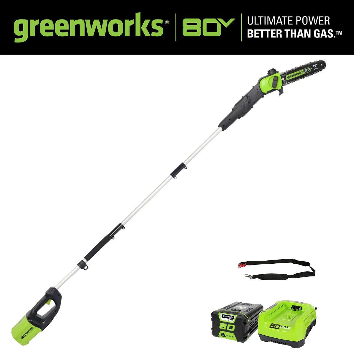 80V 10 in. Brushless Pole Saw M748