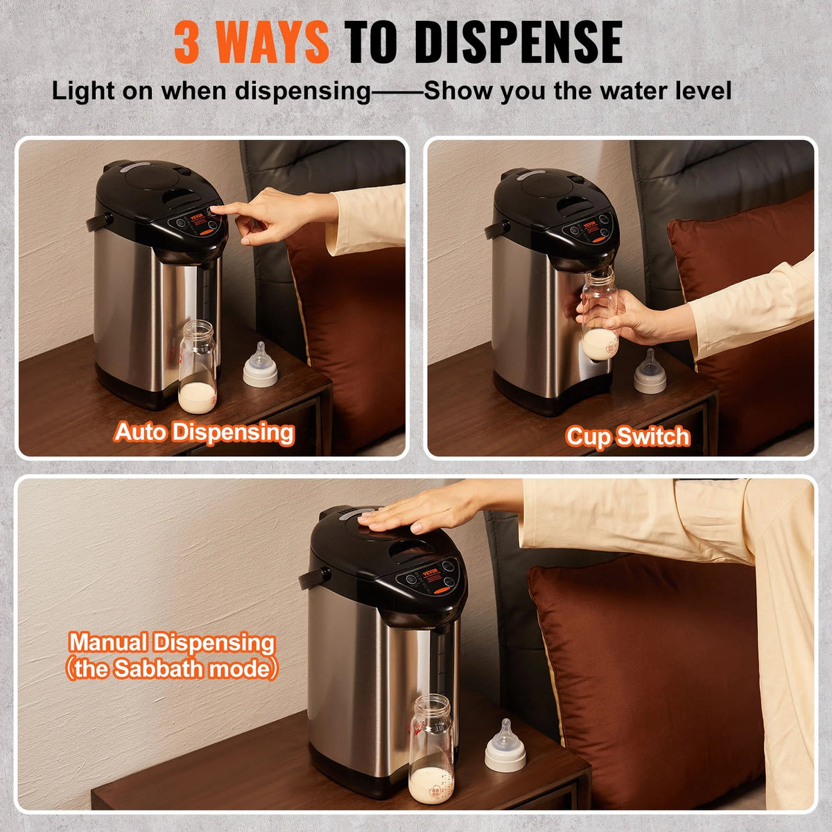 5L Electric Countertop Hot Water Dispenser W23232
