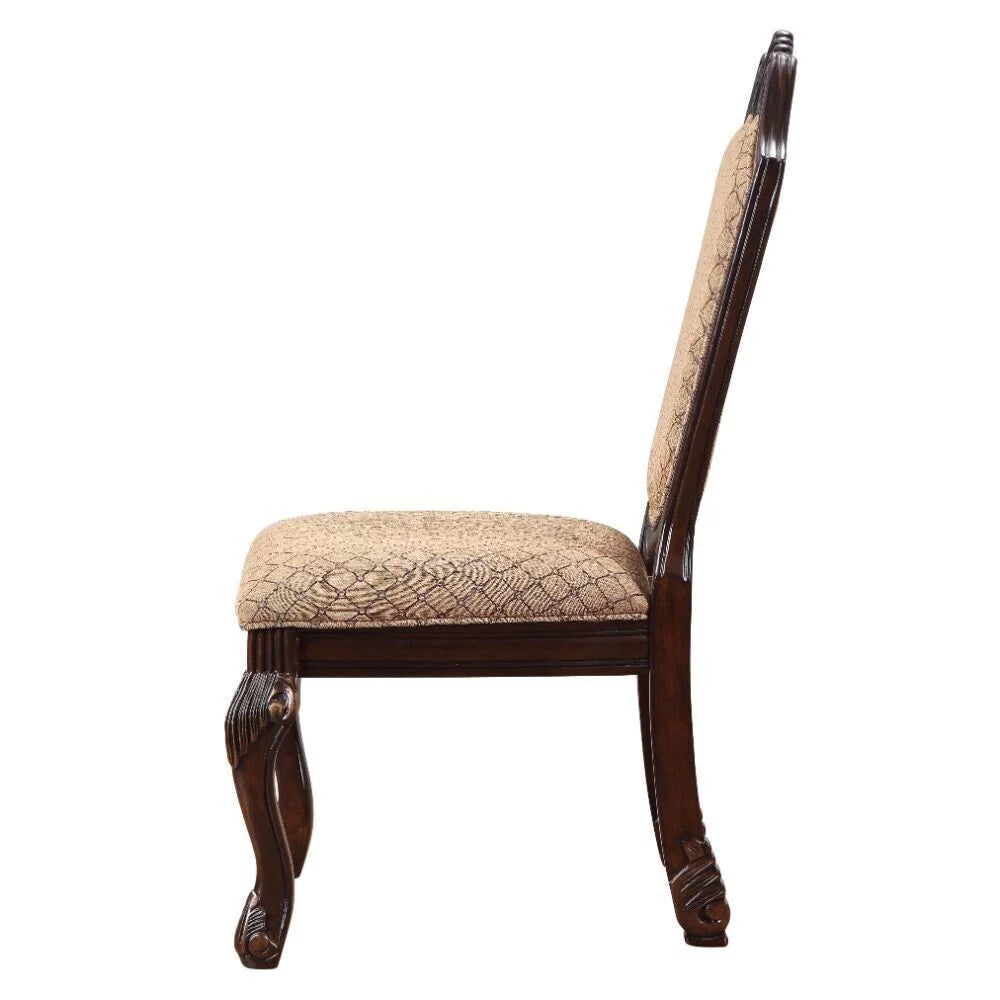 Espresso Finish Wooden Dining Side Chairs 6pc Set N464