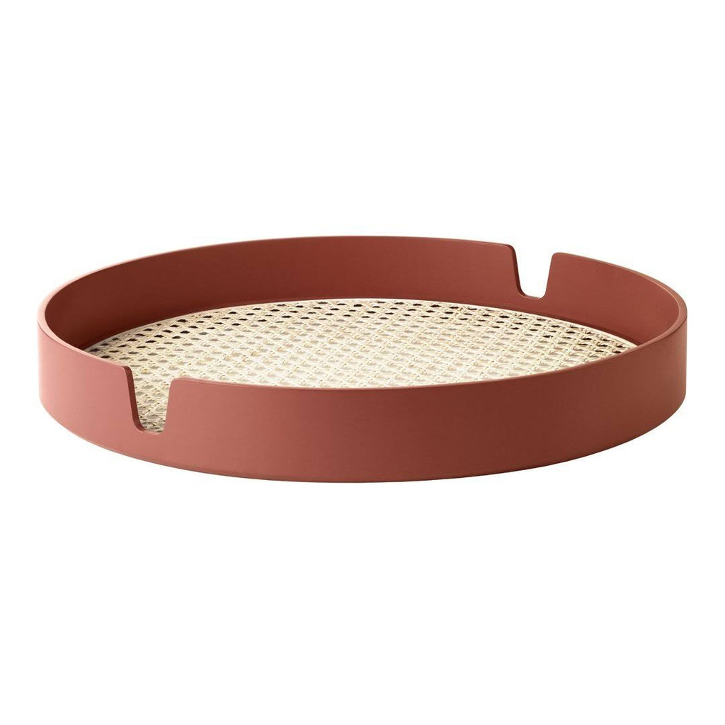 Salon Tray, Rust / 9.45x22 Dia (24cm) T436093