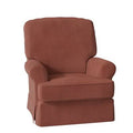 Spice Orange Velvet Manual Club Recliner M276363