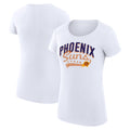 White Phoenix Suns Fitted T-Shirt I857