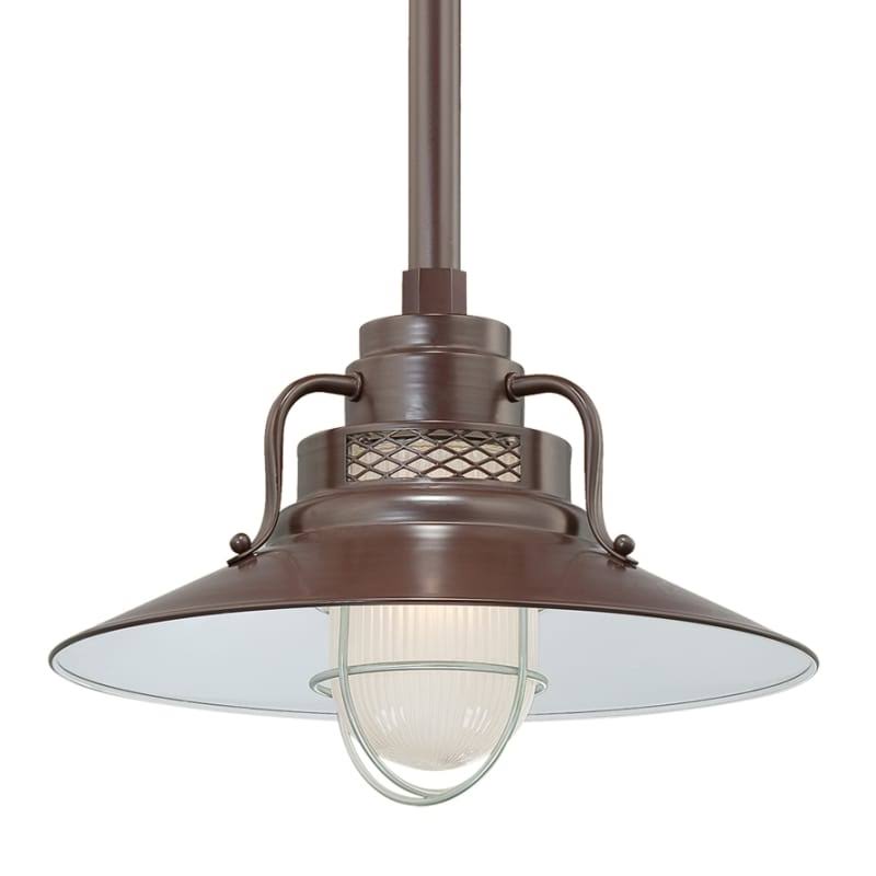 Architectural Bronze Stem Hung Railroad Shade A4210