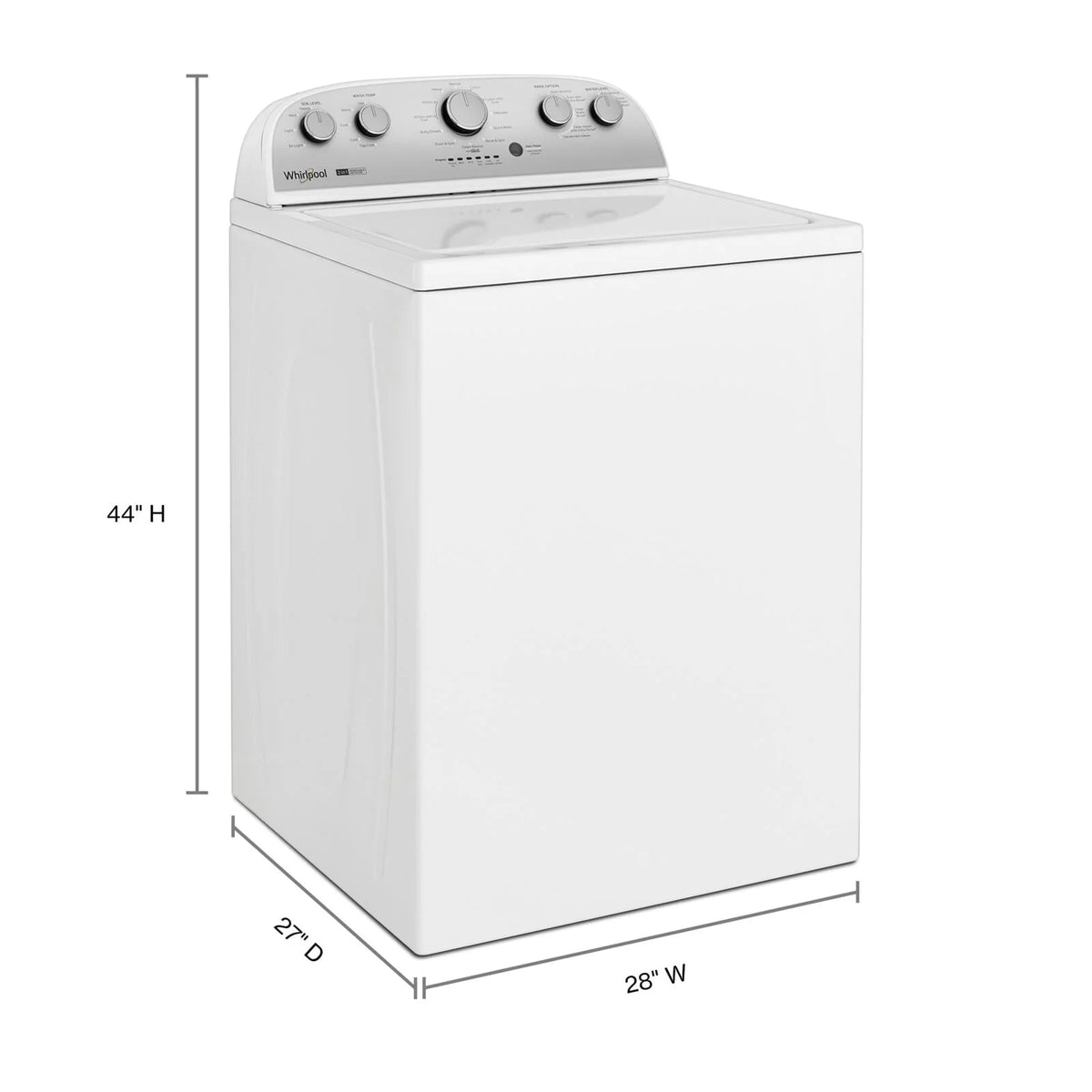 3.8 Cu Ft Top Load Washer with Removable Agitator C221335