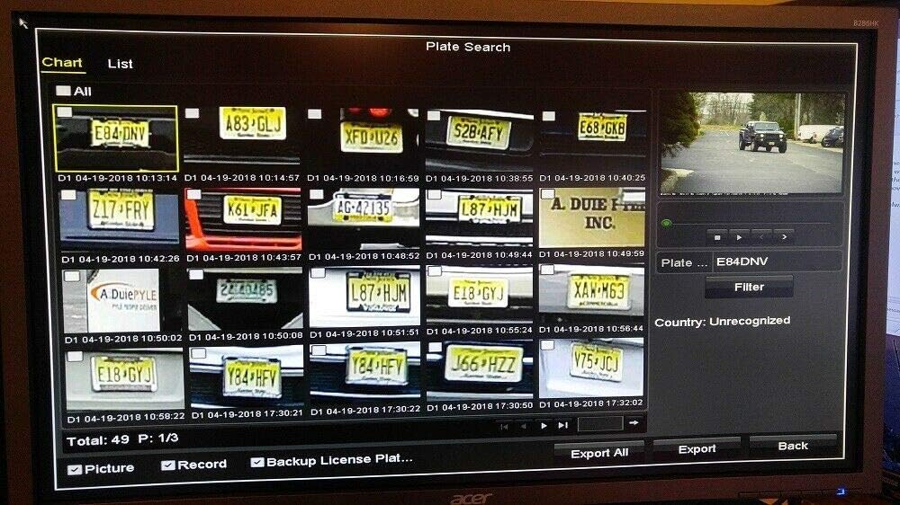 2MP License Plate Recognition IP PoE Bullet Camera T71478