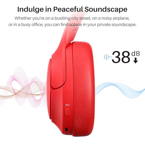 Hybrid Active Noise Cancelling Wireless Over Ear Headphones M681