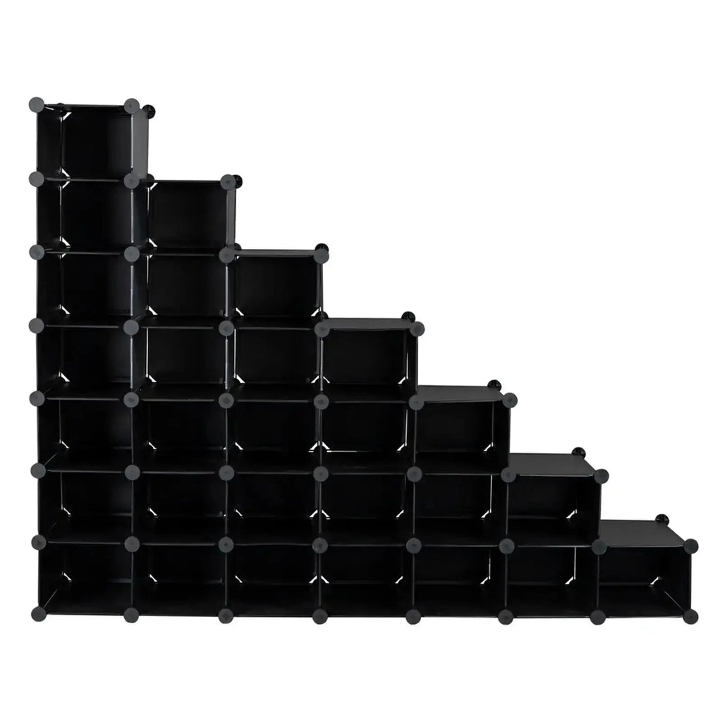 7-Tier 28-Pair Plastic Shoe Rack Z48397