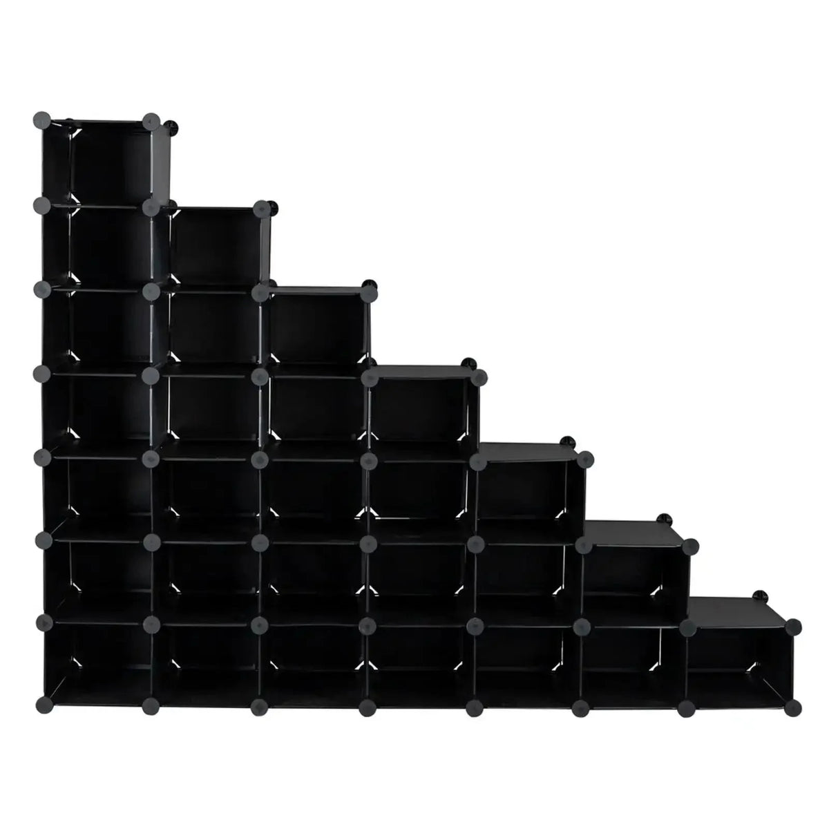 7-Tier 28-Pair Plastic Shoe Rack Z48397