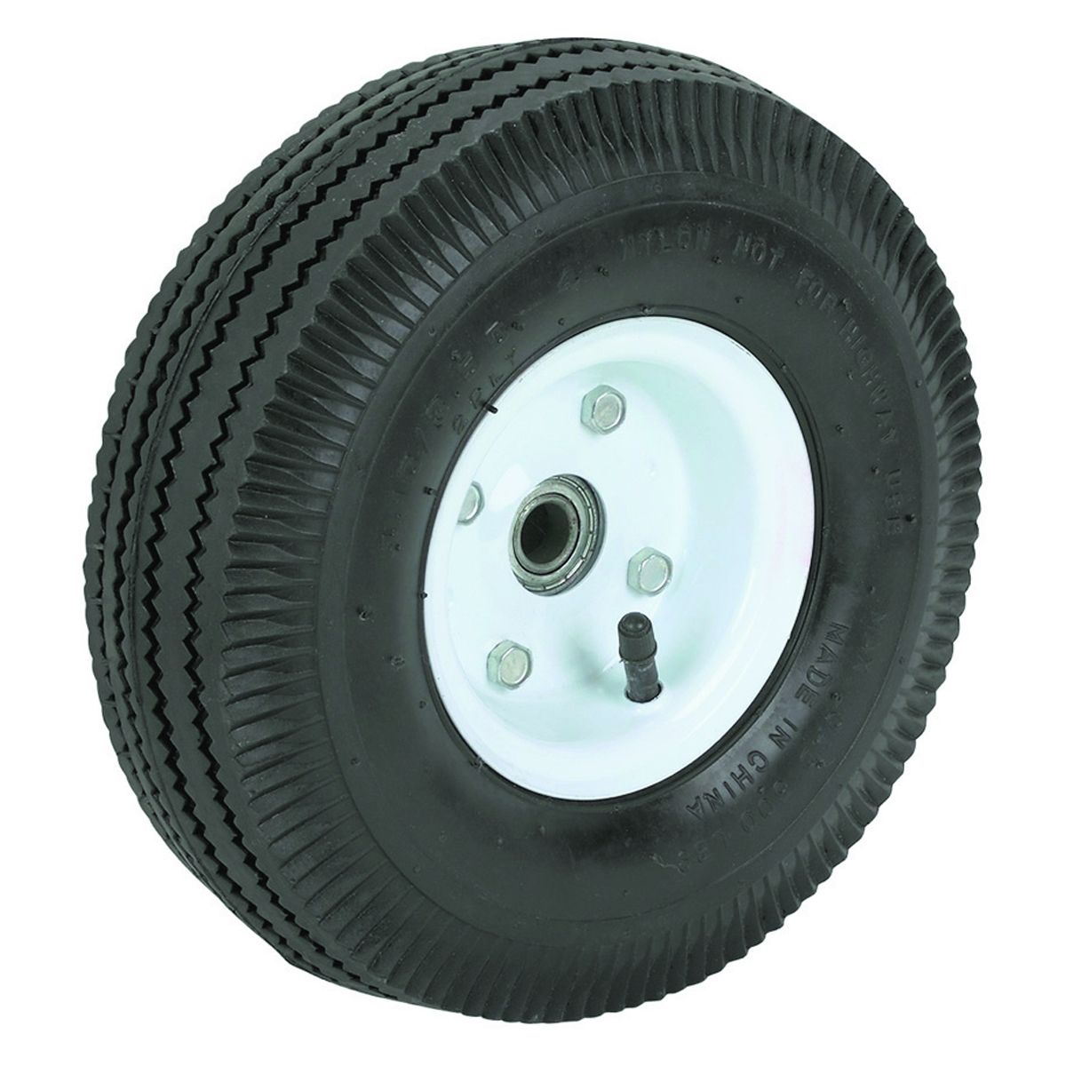 10 in. Pneumatic Tire with Steel Hub K521
