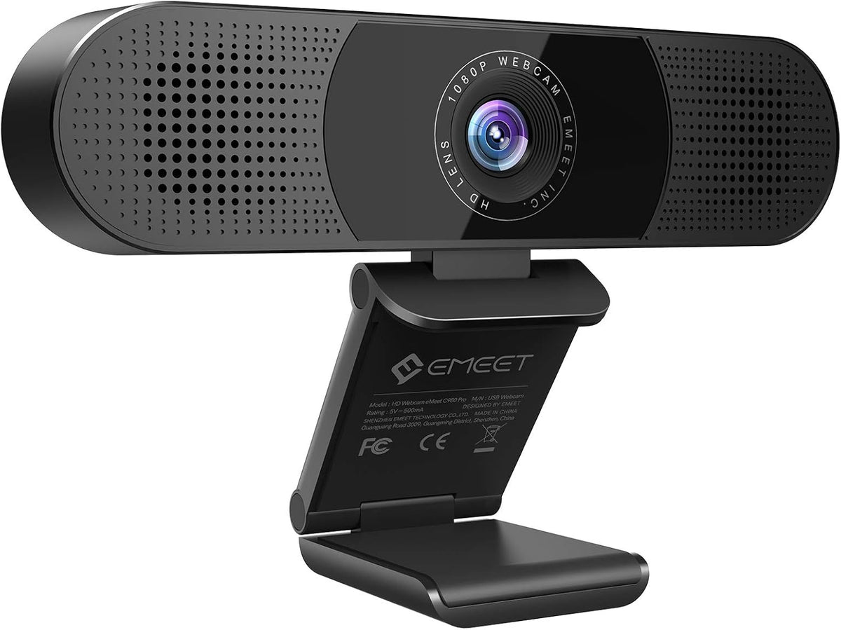 1080P Webcam with Microphone and Speakers P11808