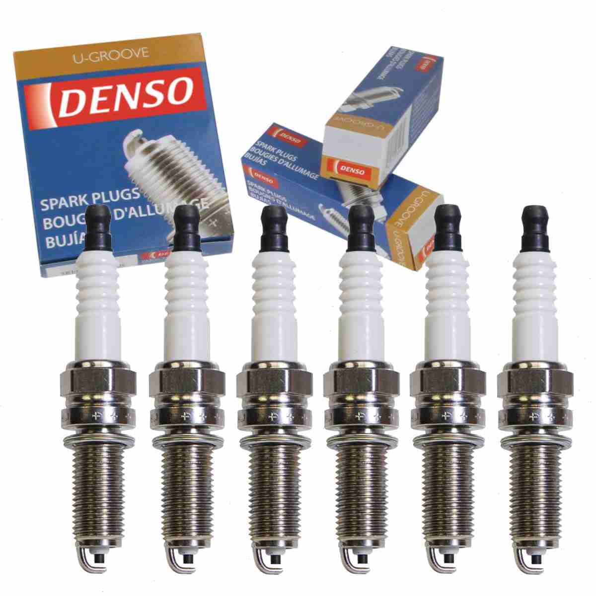 6 pc Standard U-Groove Spark Plugs Y2445