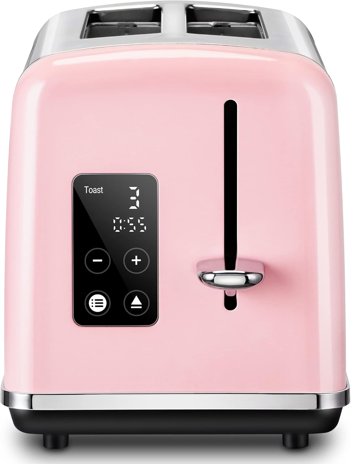 2 Slice Stainless Steel Toaster with LED Touch Screen Y4206