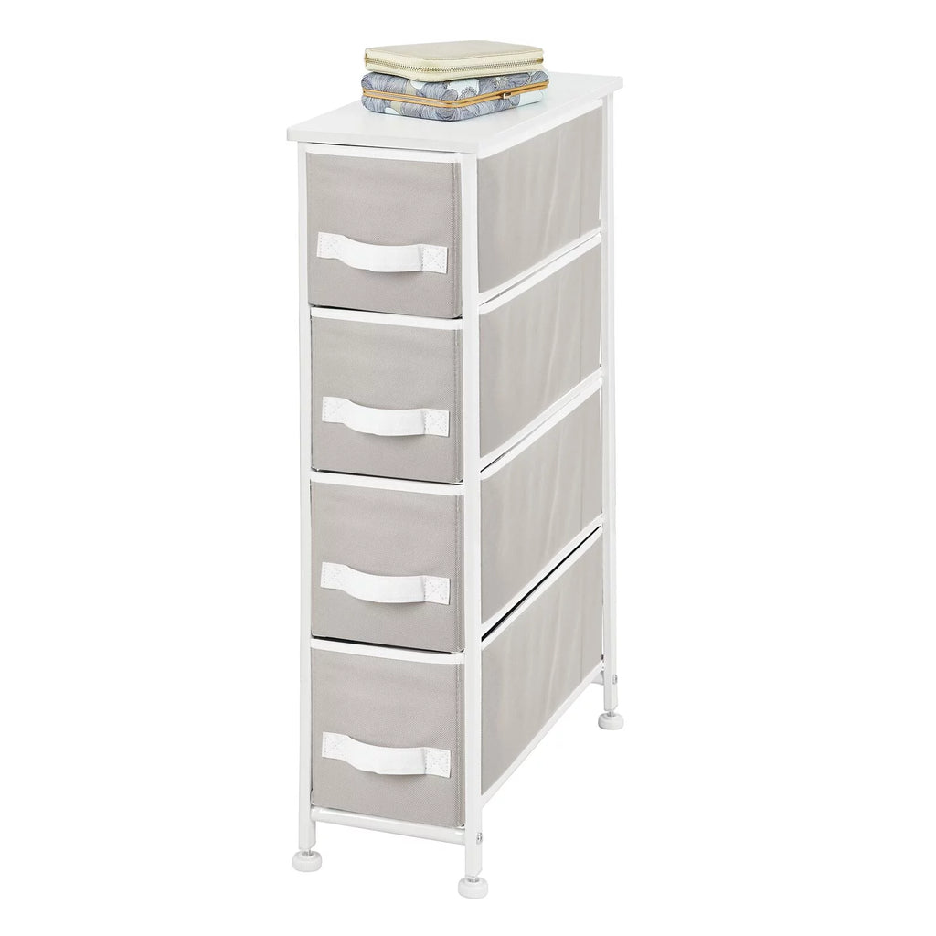 Narrow 4 Fabric Drawers Dresser T324121