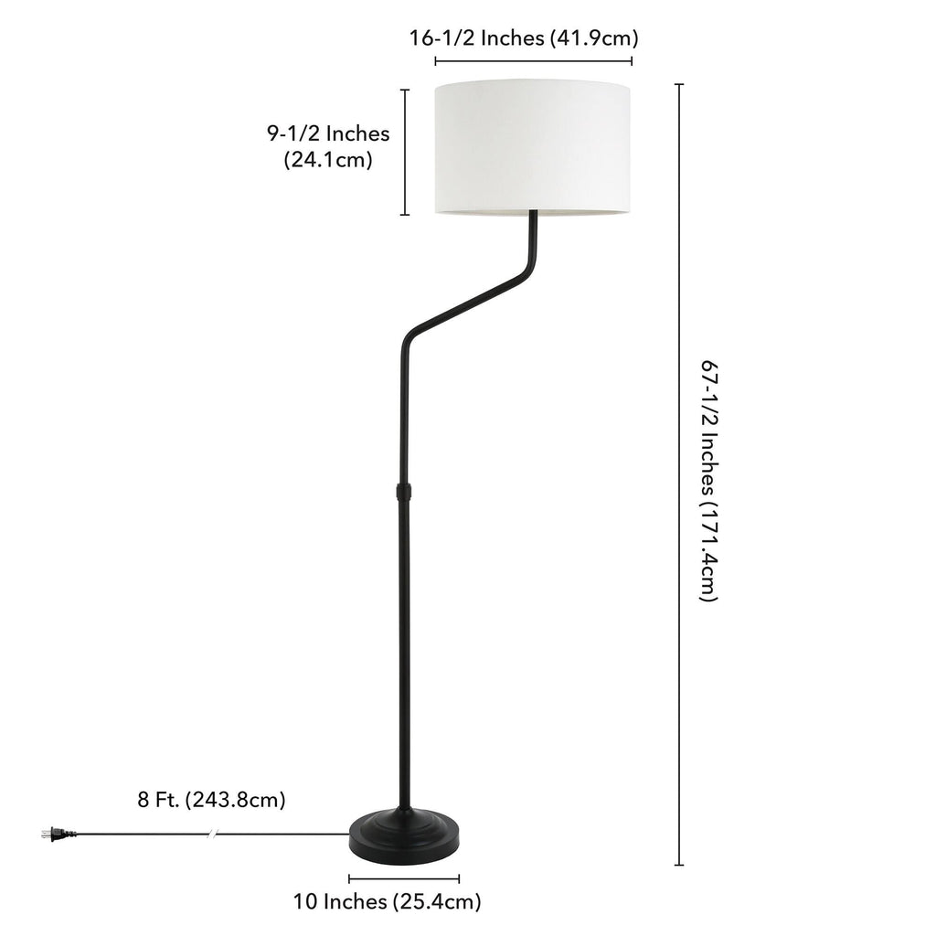 Brushed Brass Floor Lamp P31777