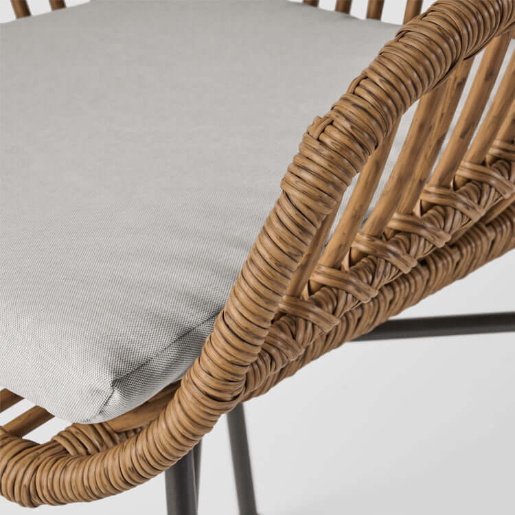 Rattan Chairs Set of 2 with Cushions I974622