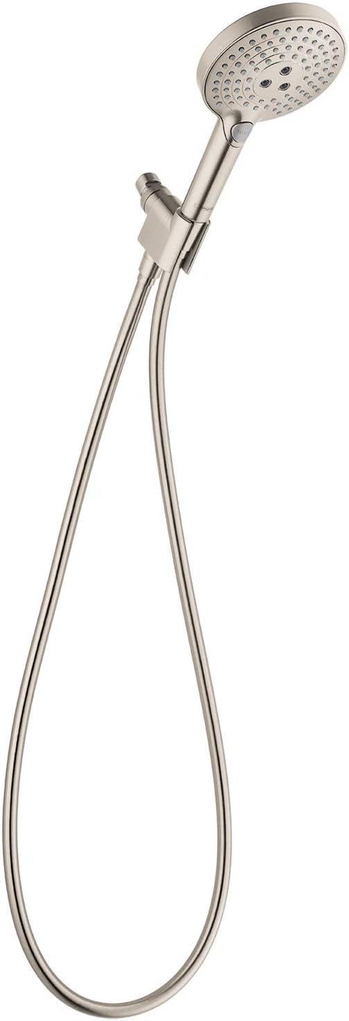 Chrome 5-inch Handheld Shower Head Set with Hose, 2.5 GPM E591