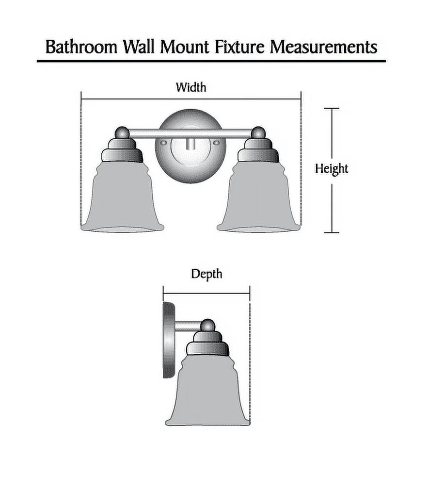 Three-Light Brushed Nickel Bathroom Vanity Wall Light Fixture with Clear Glass Shade C14316